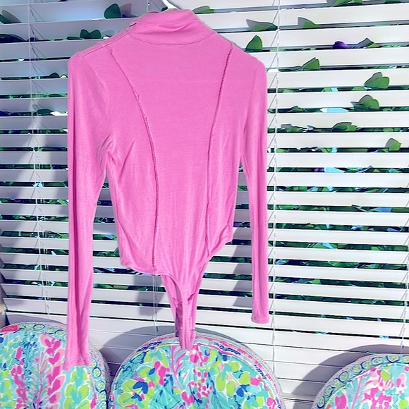 Out From Under soft pink turtleneck bodysuit - Picture 3 of 6